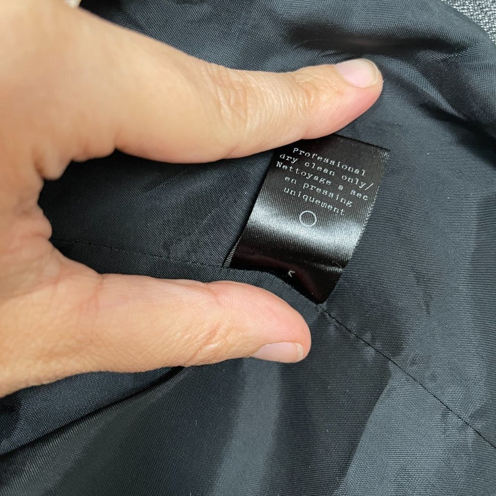 Rag & Bone Black and Grey Lined Womens Taylor Blazer Preppy Scandi Girl Size 0 - Picture 12 of 13